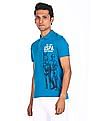 U.S. Polo Assn. Denim Co. Brand Print Pique Polo Shirt