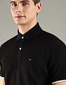 Tommy Hilfiger Solid Regular Fit Cotton Polo T-Shirt