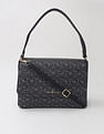 Tommy Hilfiger Logo Blue Pu Hand Bag
