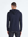 Flying Machine Brand Print Hooded Sweatshirt