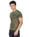Flying Machine Cotton Tropical Print T-Shirt