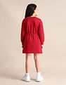 U.S. Polo Assn. Kids Girls Cotton A-line Dress