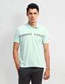Arrow Sport Dynamax Horizontal Stripe Cotton Polo Shirt
