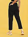 Flying Machine Women Pure Cotton Drawstring Waist Jogger Jeans