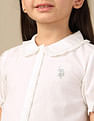 U.S. Polo Assn. Kids Girls Schiffli Top