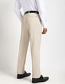 Tommy Hilfiger Regular-Fit Solid Mid-Rise Trouser