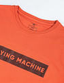 Flying Machine Crew Neck Typographic Print Sweatshirt