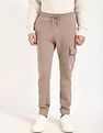 Calvin Klein Jeans Slim-Fit Solid Mid Rise Trouser