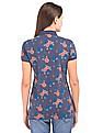 U.S. Polo Assn. Women Floral Print Regular Fit Polo Shirt