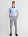 Arrow Manhattan Slim Fit Micro Checked Shirt