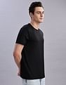 Tommy Hilfiger Solid Regular-Fit Polyester T-Shirts