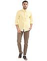 U.S. Polo Assn. Regular Fit Cotton Linen Shirt