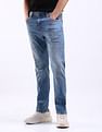 Flying Machine Slash Slim Tapered Stone Wash Jeans