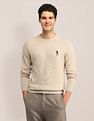 U.S. Polo Assn. Textured Regular Fit Sweater