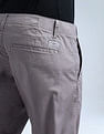 Flying Machine F-Jango Straight Fit Solid Twill Trousers