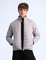 Flying Machine Regular Fit Solid Padded Jacket