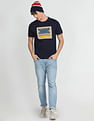 Flying Machine Brand Print Cotton T-Shirt