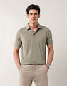 Arrow Solid Pure Cotton Polo Shirt