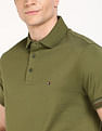 Tommy Hilfiger Solid Regular-Fit Cotton Polo Shirt