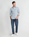 U.S. Polo Assn. Denim Co. Vertical Stripe Slim Fit Shirt