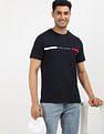 Tommy Hilfiger Brand Chest Insert Cotton T-Shirt
