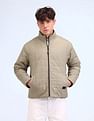 Flying Machine Regular Fit Solid Padded Jacket