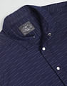Flying Machine Horizontal Stripe Cotton Shirt