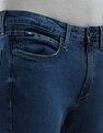 Flying Machine Stone Washed Mankle Relaxed Tapered Fit Jeans