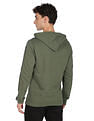 Flying Machine Brand Tape Solid Hooded Sweatshirt