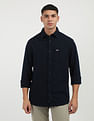 Tommy Hilfiger Solid Cotton Flannel Shirt