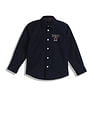 Tommy Hilfiger Kids Boys Logo Regular-Fit Cotton Shirt