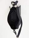 Tommy Hilfiger Solid Blue Polyester Sling Bags