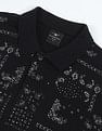 Flying Machine All Over Paisley Polo Shirt