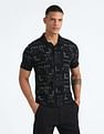 Flying Machine All Over Paisley Polo Shirt