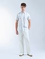 Flying Machine Slim Fit Vertical Striped Shirt