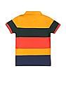 U.S. Polo Assn. Kids Horizontal Stripe Pique Cotton Polo Shirt