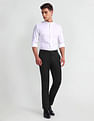 Arrow Newyork Smart Flex Super Slim Fit Trousers