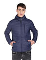 Flying Machine High Neck Hooded Quilted Jacket