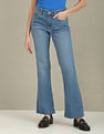 U.S. Polo Assn. Women Mid Rise Boot Cut Jeans