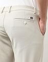 Arrow Sport Textured Slim Fit Trousers