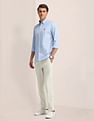 U.S. Polo Assn. Denim Co. Vertical Striped Oxford Weave Shirt