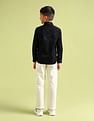 U.S. Polo Assn. Kids Boys Regular Fit Geometric Printed Shirt