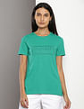 Tommy Hilfiger Crew Neck Brand Embroidered T-Shirt