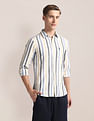 U.S. Polo Assn. Vertical Stripe Tailored Fit Shirt