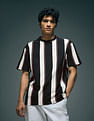 Flying Machine Vertical Striped Digitopia T-Shirt