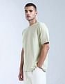 Flying Machine Embossed Pure Cotton T-Shirt