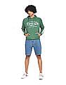 U.S. Polo Assn. Denim Co. Drawstring Brand Print Hooded Sweatshirt