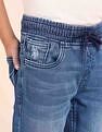 U.S. Polo Assn. Kids Boys Regular Fit Blue Jeans