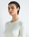 Calvin Klein Seaming Ribbed Slim Fit T-Shirt