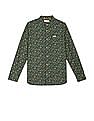 U.S. Polo Assn. Kids Boys Mandarin Collar Printed Shirt